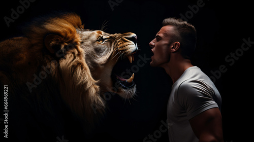 Roaring Courage: A Man's Encounter with the Wild photo