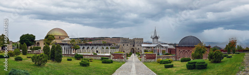 Panoramic view of the Rabati Castle Citadel is a medieval castle complex in Akhaltsikhe, Georgia.