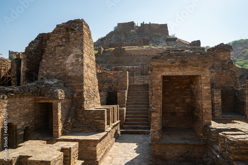 Takht-i-Bahi, is an Indo-Parthian archaeological site of an ancient Buddhist monastery in Mardan, Khyber-Pakhtunkhwa, Pakistan. photo