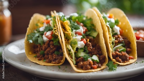 Delicious tacos served with delicious flavors to delight the palate