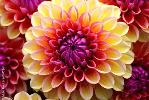  Dahlia flower background.