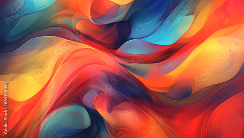 abstract colorful shapeless artistic unobtrusive background and wallpaper. Neural network generated in May 2023. Not based on any actual scene or pattern. photo