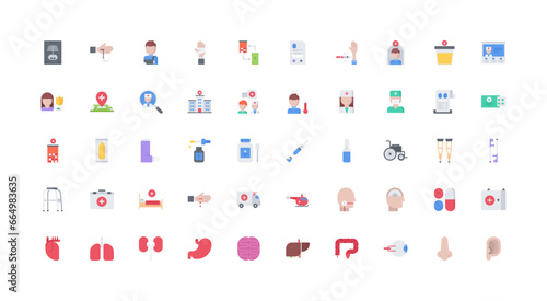 medicine icon set
