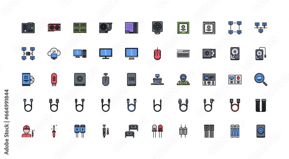 computer icon set computer icon set