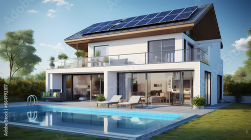 solar powered house © Elena
