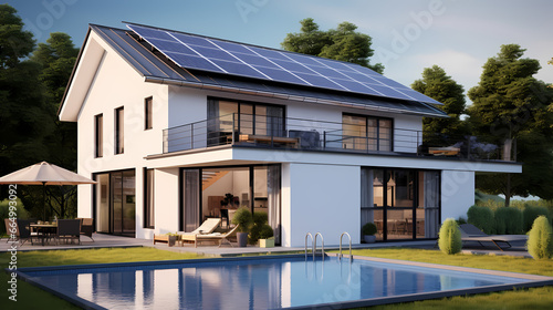 solar powered house