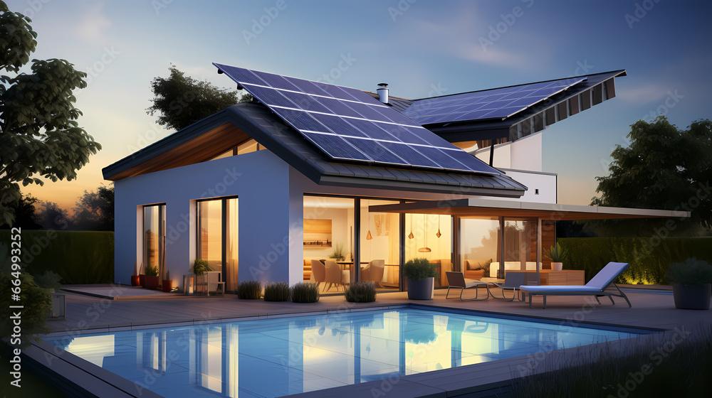 solar powered house solar powered house