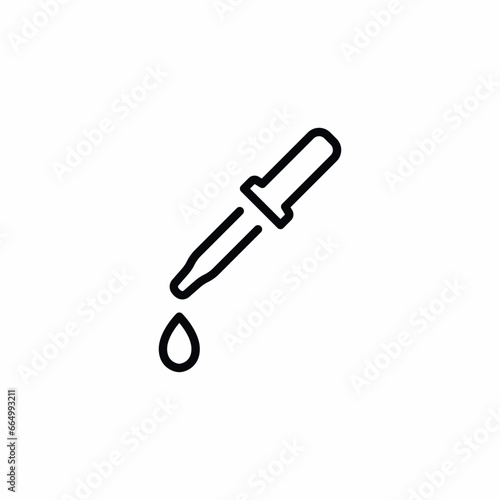 Pipette Liquid Drop Medicine icon