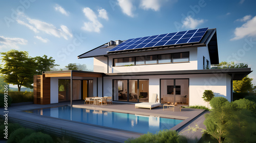 solar powered house