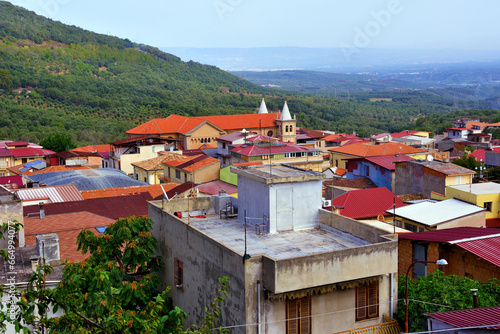 Konstfotografi View of Seminara Reggio Calabria Italy
