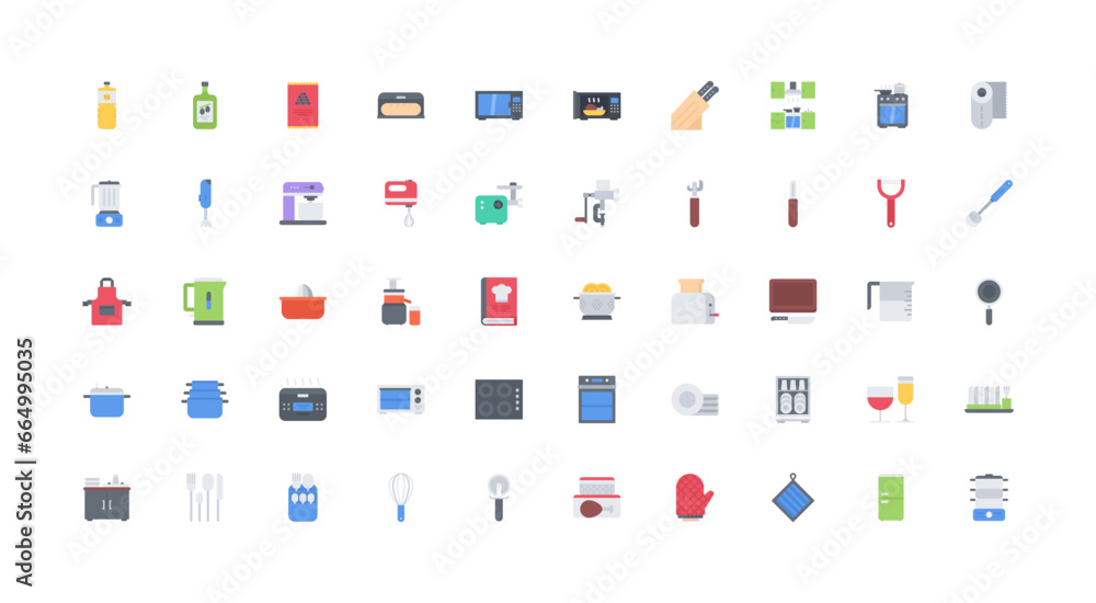 kitchen icon set kitchen icon set