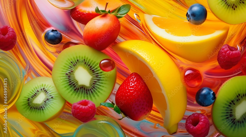 fruit salad background fruit salad background