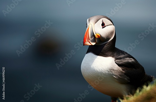 Atlantic Puffin Bird.