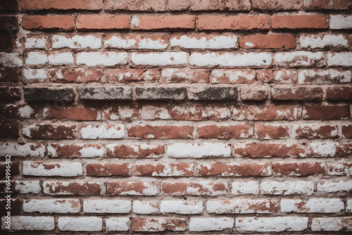 Background of brick wall texture. Old brick wall texture. Brick wall background.. Generative AI