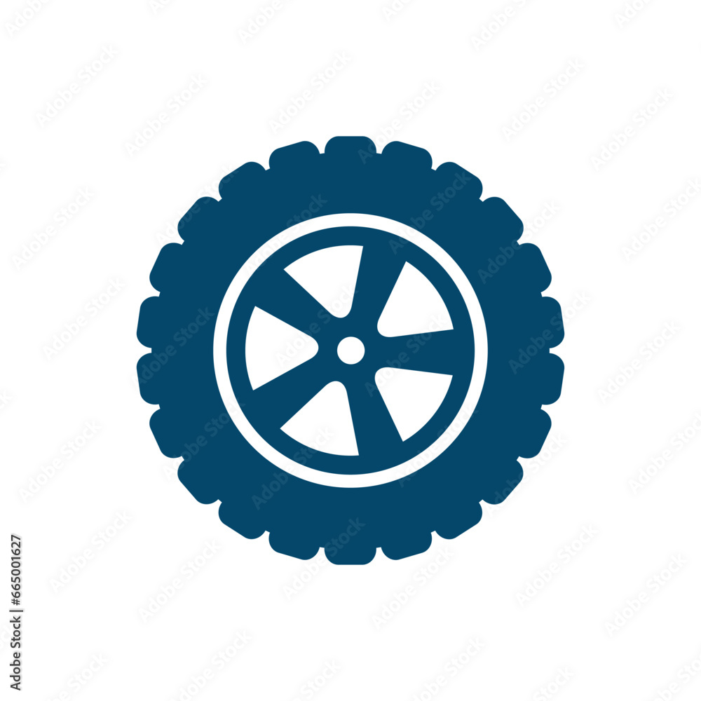 Tire Icon Vector Design Template