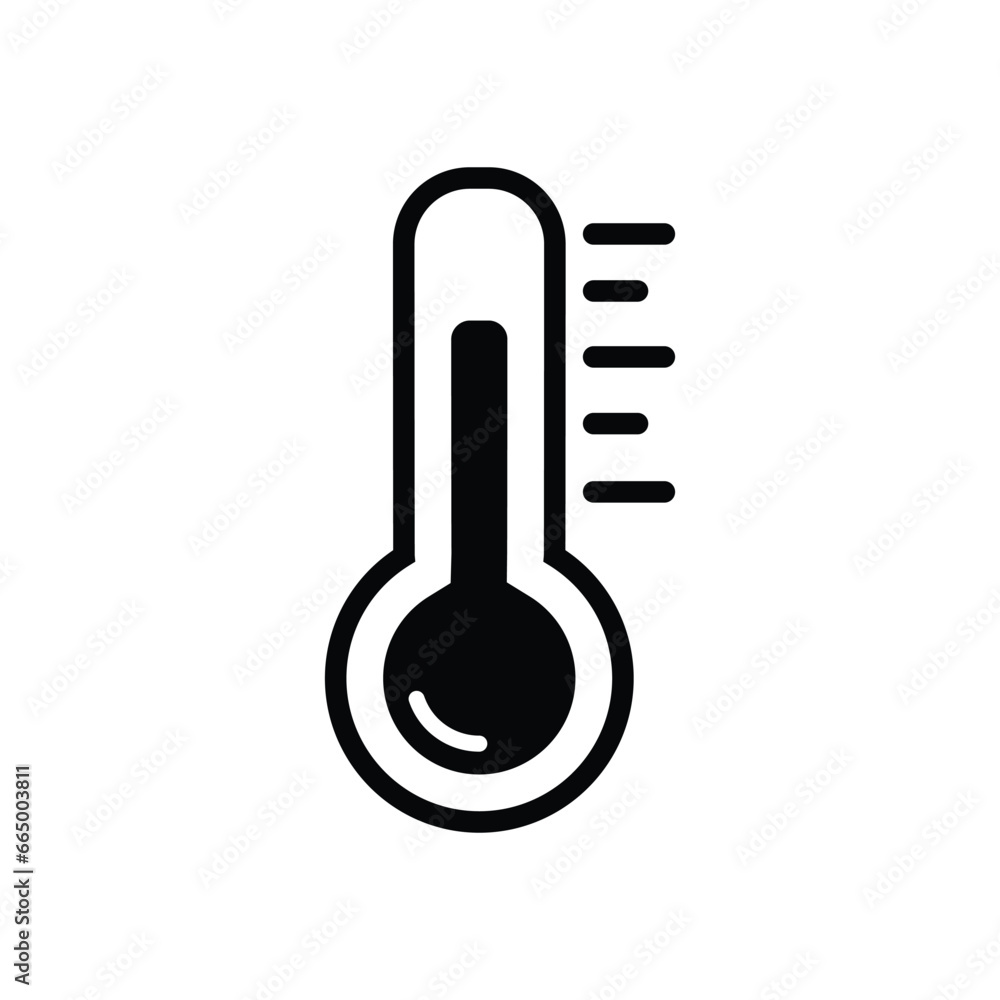 Thermometer Icon Vector Design Template Thermometer Icon Vector Design Template