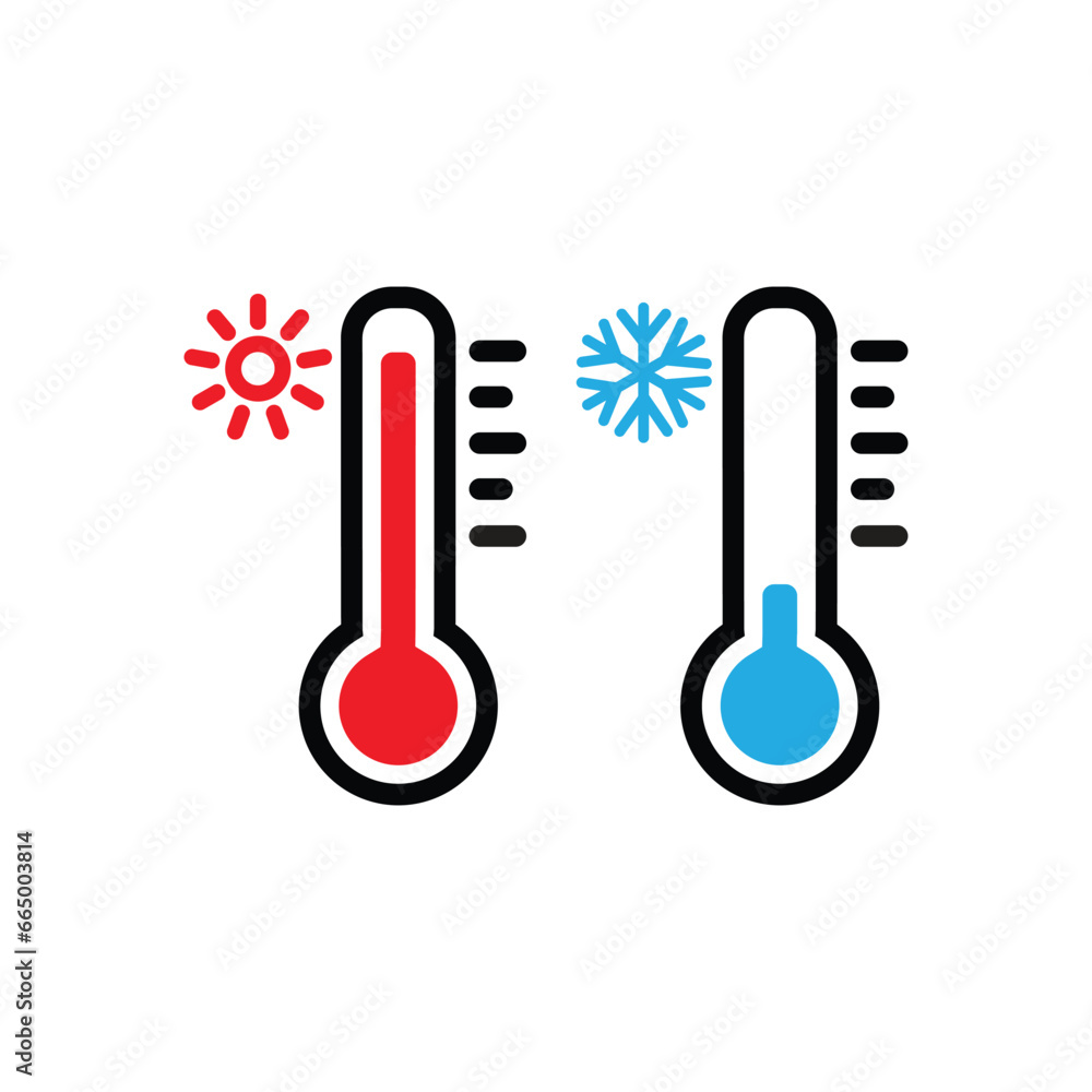 Thermometer Icon Vector Design Template Thermometer Icon Vector Design Template