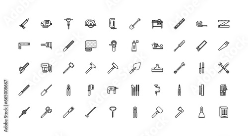 tools icon set