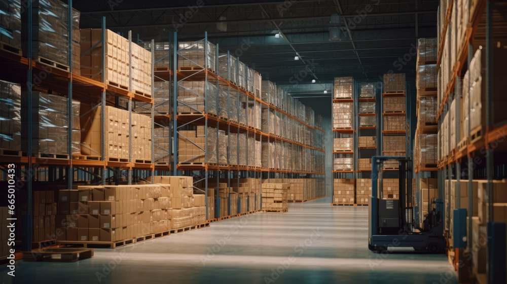 Retail warehouse full of goods Retail warehouse full of goods
