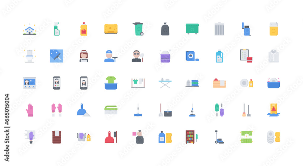 cleaning icon set cleaning icon set