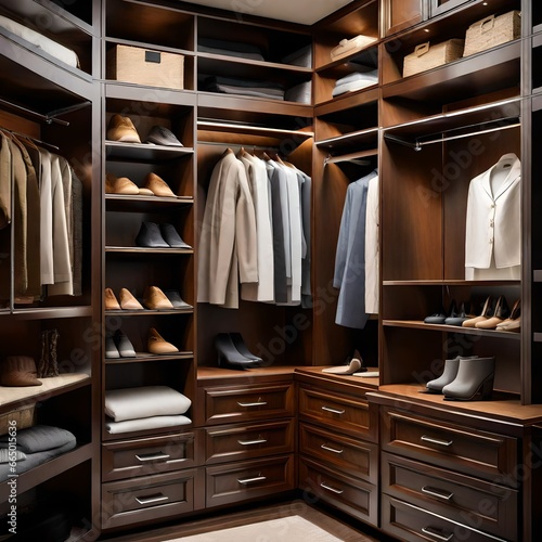 wardrobe with clothes © Naseem