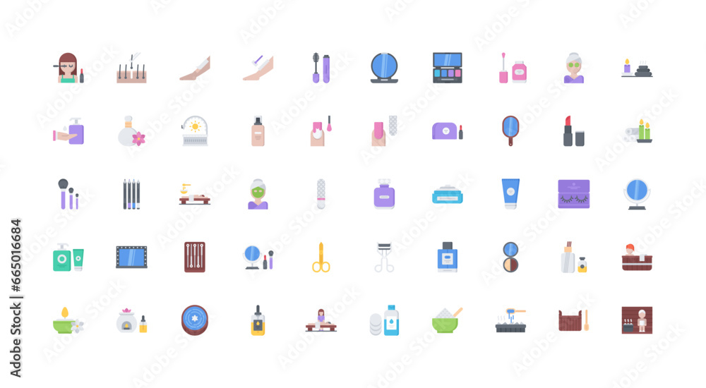 beauty icon set beauty icon set