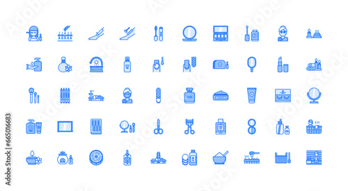 beauty icon set