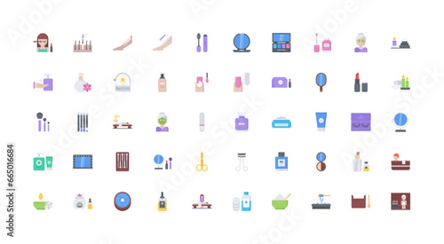 beauty icon set