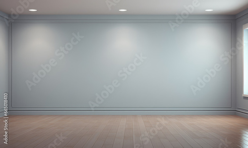 Interior of empty room background 3d render.  © Sri
