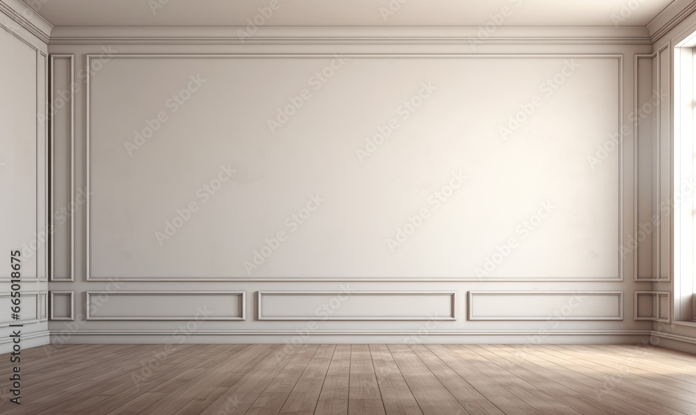 Interior of empty room background 3d render. Interior of empty room background 3d render.