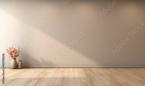 Interior of empty room background 3d render. 