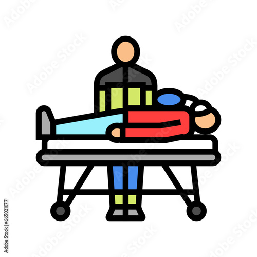 resuscitation efforts color icon vector. resuscitation efforts sign. isolated symbol illustration