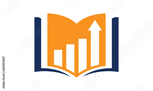book with graphic for accounting	
