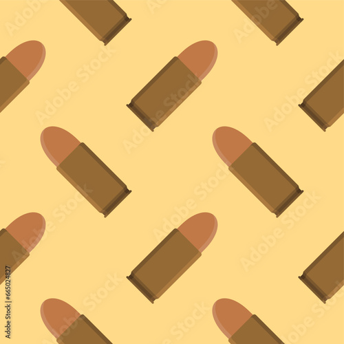 bullet seamless pattern vector illustration.Texture of military ammunition. Cartridges for rifles and submachine gun.
