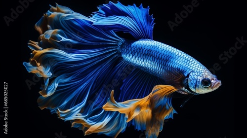 fish in aquarium generated by AI © Zeba