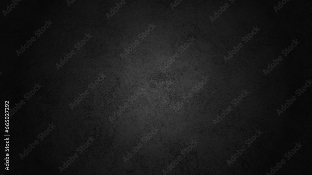 Close up retro plain dark black cement concrete wall background texture for show or advertise or promote product and content on display and web design element concept decor.