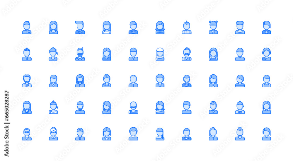 people icon set people icon set