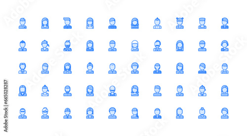 people icon set