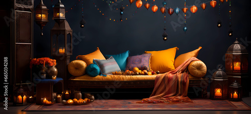 Celebrating Diwali with Colorful Decor