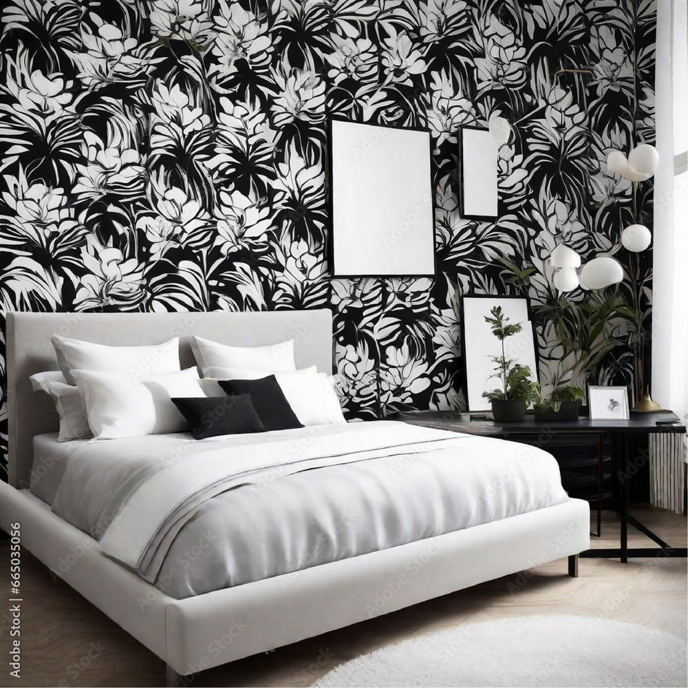 bedroom wallpaper ideas in different combination to bring beauty to