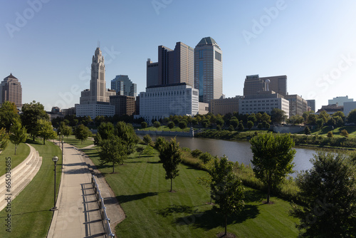 Columbus, Ohio skyline.