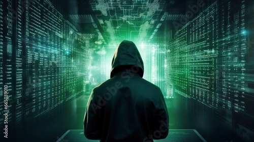 Unveiling the Anonymous Hacker. Digital Intrigue, Invisible Threats.