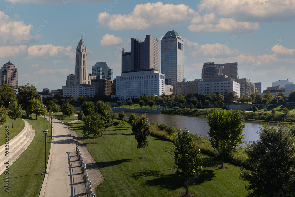 Obraz premium Columbus, Ohio skyline.