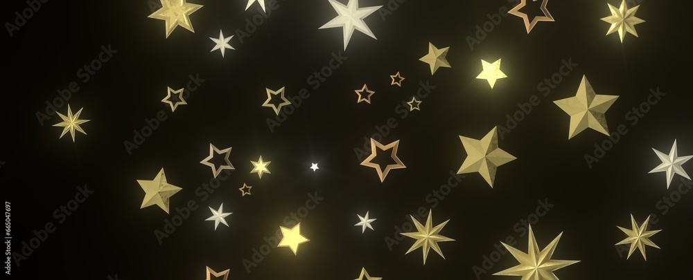 XMAS Stars - golden stars - XMAS Stars - golden stars -