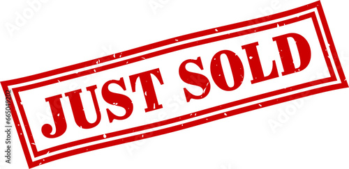 Just sold square grunge rubber stamp