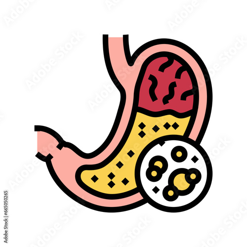 digestive enzymes gastroenterologist color icon vector. digestive enzymes gastroenterologist sign. isolated symbol illustration