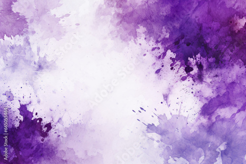 purple and white watercolor grunge splash
