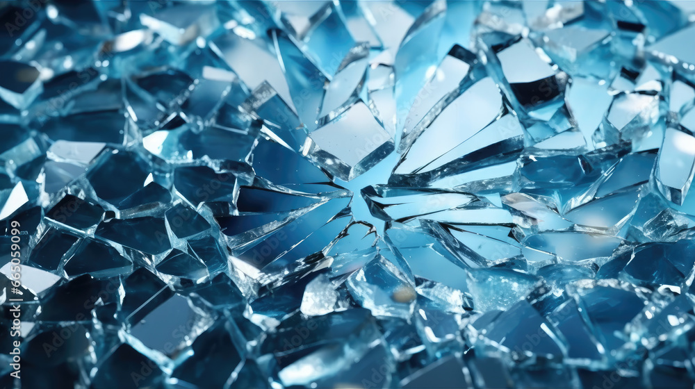 Broken glass with mesmerizing cracks that form unique patterns and textures Broken glass with mesmerizing cracks that form unique patterns and textures