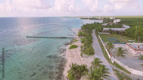 Mahahual and Bacalar Beach and Lagoon in Quintana Roo Mexico photo