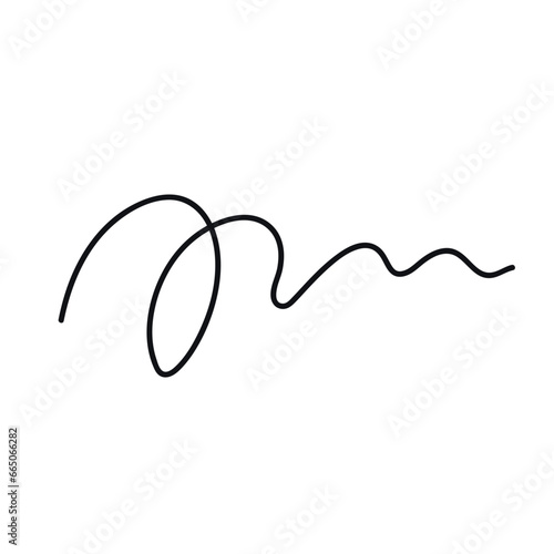 Abstract Signature Stroke